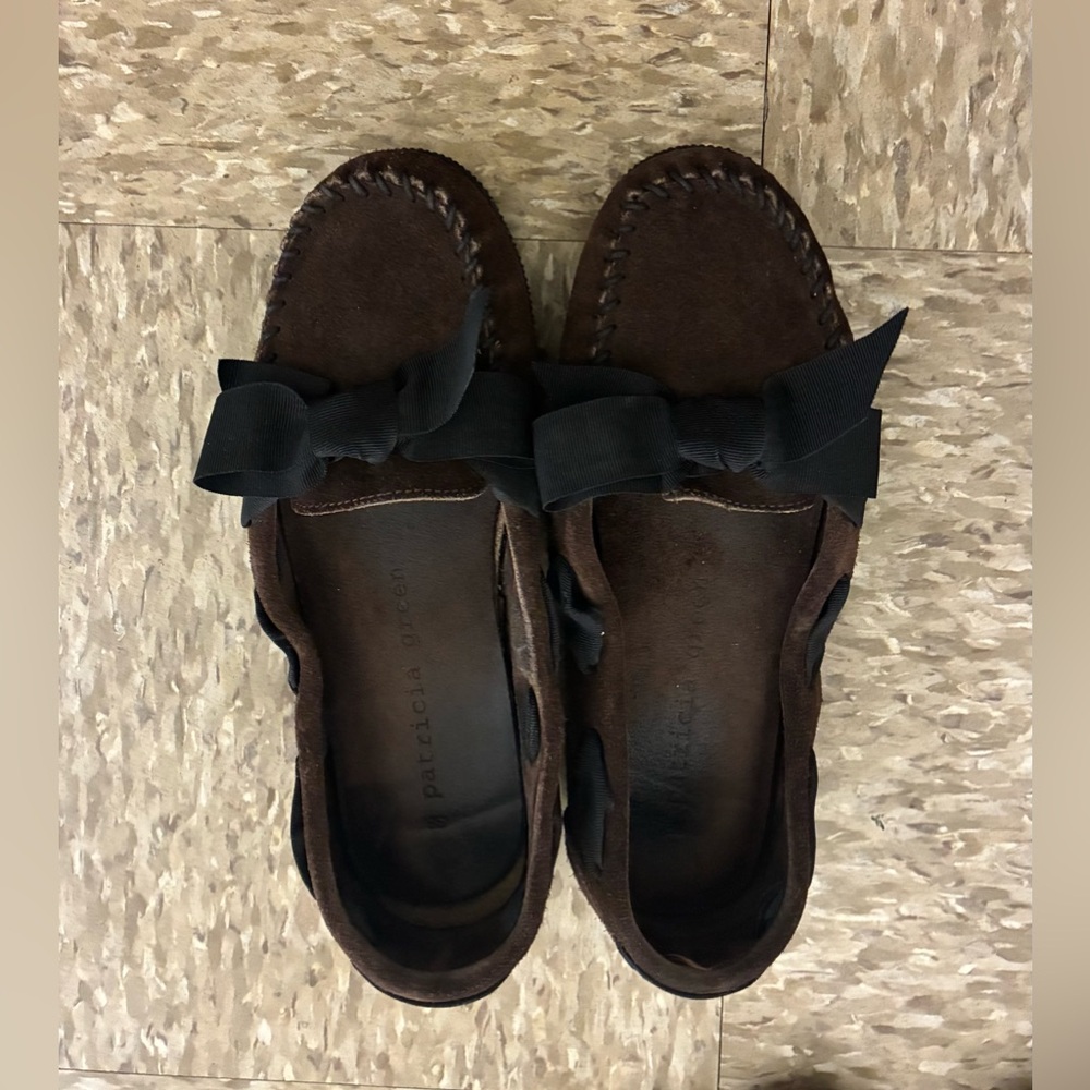 PATRICIA GREEN Suede Loafer Flats